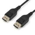 Startech DP14MM2M, Display Port A/V Cable, Male to Male, 2M, Black, 1 Year Warranty