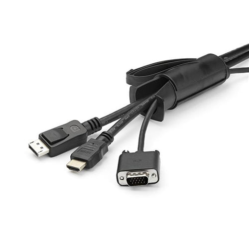 StarTech.com 1.5 m (4.9 ft.) Cable-Management Sleeve - Spiral - 25 mm (1 in.) Diameter