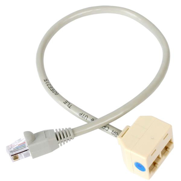 Startech RJ45SPLITTER, 2-to-1 RJ45 10/100 Mbps Splitter/Combiner, One adapter required at each end of the connection, 1 Year Warranty