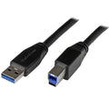 StarTech.com 5m (16ft) Active USB 3.0 (5Gbps) USB-A to USB-B Cable - M/M