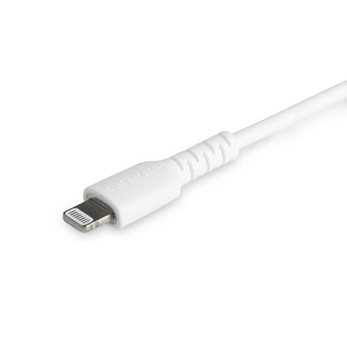 STARTECH 1M USB-C TO LIGHTNING CHARGE/SYNC CABLE, DURABLE, MFi, WHITE, 2YR