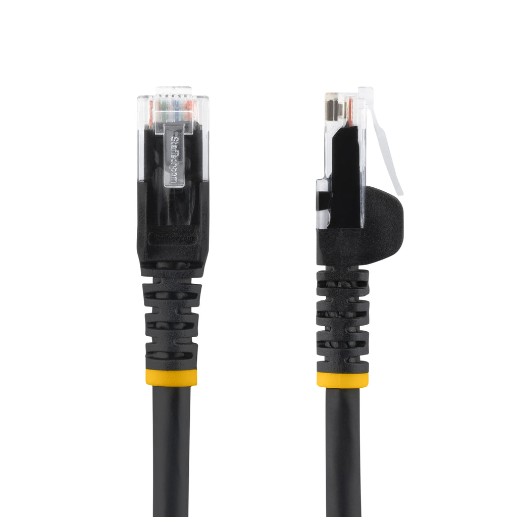 StarTech.com 5m CAT6 Ethernet Cable - LSZH (Low Smoke Zero Halogen) - 10 Gigabit 250Mhz 100W PoE RJ45 10GbE UTP Network Patch Cord Snagless with Strain Relief - Black, CAT 6, ETL Verified, 24AWG