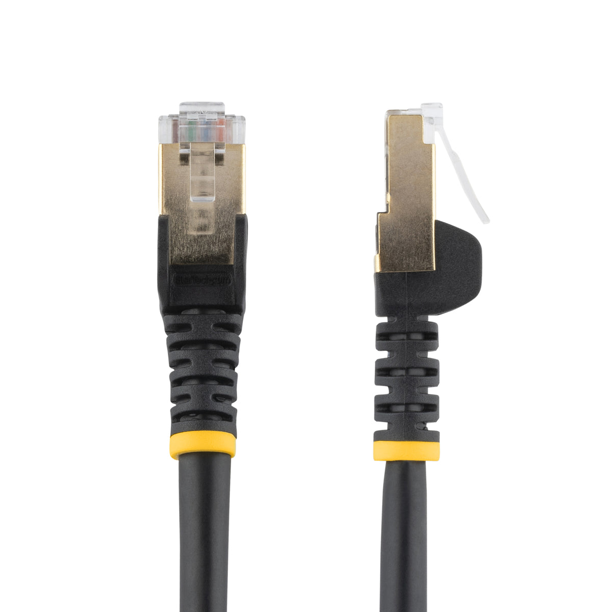 StarTech.com 3m CAT6a Ethernet Cable - 10 Gigabit Shielded Snagless RJ45 100W PoE Patch Cord - 10GbE STP Network Cable w/Strain Relief - Black Individually Tested/Wiring is UL Certified/TIA