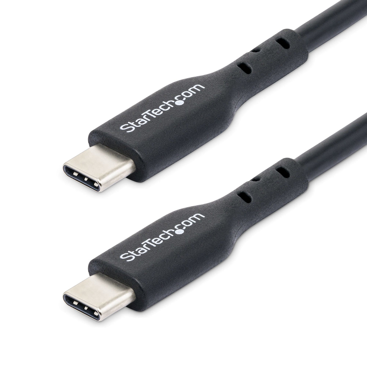 StarTech.com 10ft (3m) USB-C Charging Cable, Charge & Sync, 60W (3A) PD, USB 2.0 Laptop Charger Cable, TPE Jacket - Black USB C Charging Cord