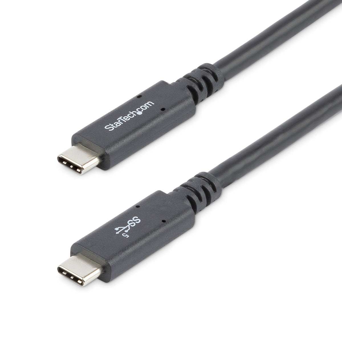 StarTech.com 6ft (1.8m) USB-C Cable, USB 5Gbps, 100W (5A) Power Delivery, Certified Works with Chromebook, 4K 60Hz DP Alt Mode, USB-IF Certified - Thunderbolt Compatible