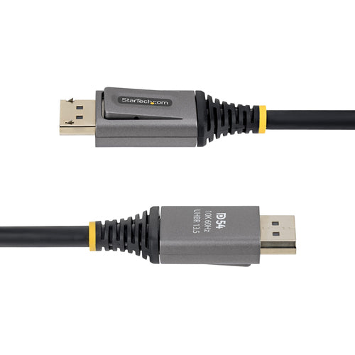 StarTech.com 1m DisplayPort 2.1 Cable, VESA Certified DP54 DisplayPort Cable, Uncompressed 8K 60Hz, 10K 60Hz/8K 144Hz/4K 240Hz w/DSC 1.2a, DP 2.1 Monitor Cord