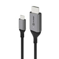Alogic ULCHD02-SGR, Ultra USB-C to HDMI Cable, Male to Male, Cable Length: 2m, SpaceGrey, 1 Year Warranty