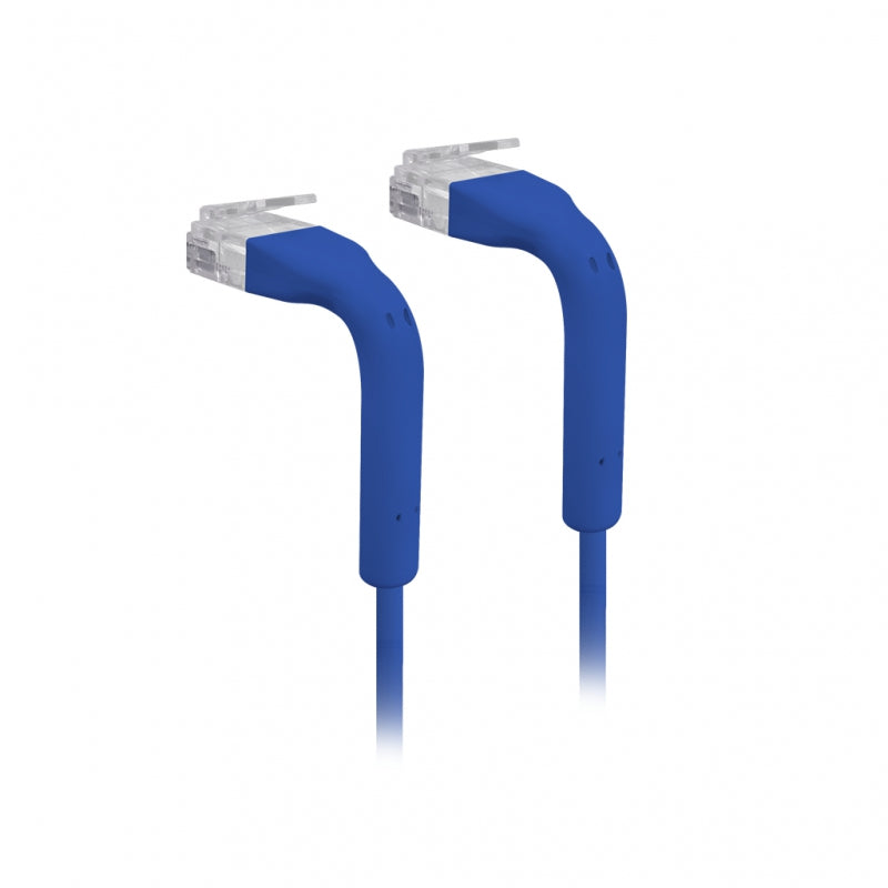 Ubiquiti UC-PATCH-RJ45-BL, Cat6, Both End Bendable to 90 Degree, RJ45 Ethernet Cable, Length: 0.1m, Blue, 1 Year Warranty
