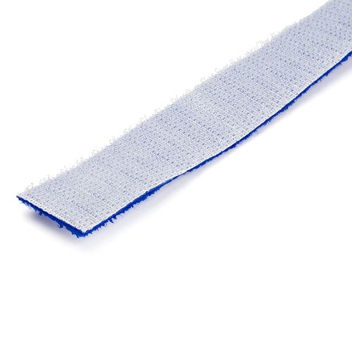 StarTech.com 25ft (7.6m) Hook and Loop Roll, Blue, Cut-to-Size Reusable Cable Ties, Bulk Industrial Wire Fastener Tape, Adjustable Fabric Wraps, Reusable Self Gripping Cable Management Straps