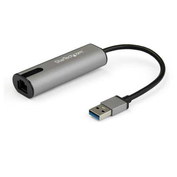 Startech US2GA30, 2.5GbE USB A to Ethernet Adapter, NBASE-T NIC. 1 GbE Multi Speed Gigabit Network, USB 3.1 Laptop to GbE LAN, 1 Year Warranty