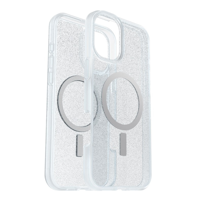 OtterBox React Magsafe Apple iPhone 16 Plus (6.7') Case Stardust (Clear Glitter) - (77-96241), DROP+ Military Standard, Hard Case,7 Years Warranty