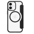 OtterBox React Folio MagSafe Apple iPhone 17 (6.3') Case Black Crystal (Clear/Black) - (77-98586), DROP+ Military Standard, 7 Years Warranty