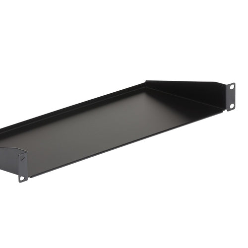 StarTech.com 1U Server Rack Shelf, Universal Rack Mount Cantilever Tray for 19" Network Equipment Rack/Cabinet, Heavy Duty Steel, Weight Capacity 33lb/15kg, 7in (18cm) Deep