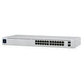 Ubiquiti USW-24-POE-AU, UniFi 24 port Managed Gigabit Switch, 16x PoE+ Ports, 8x Gigabit Ethernet Ports, with 2xSFP, 120W,  Touch Display, Fanless, 1 Year Warranty