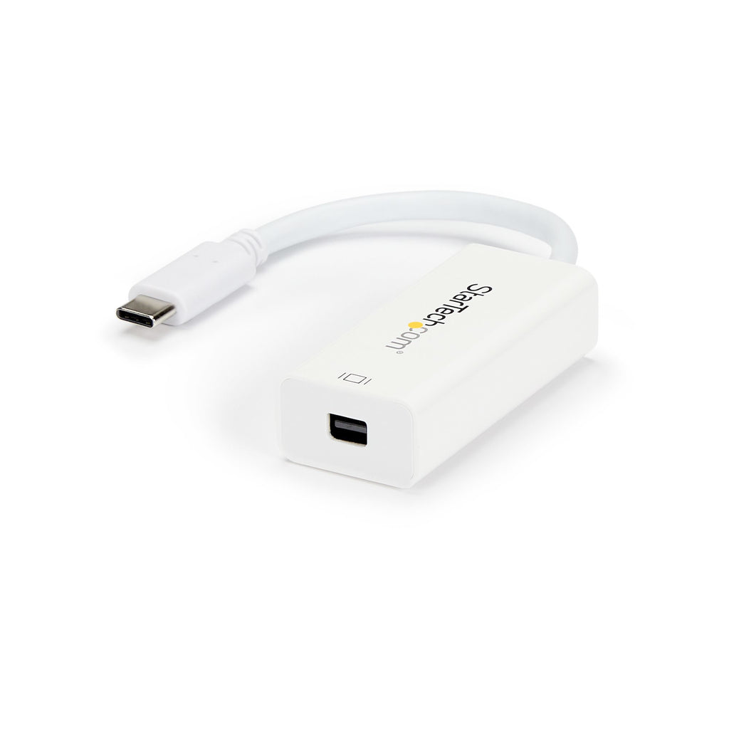 STARTECH.COM USB-C (T/BOLT3) TO mDP ADAPTER, WHITE, 3YR