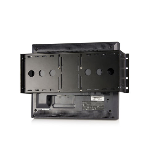StarTech.com 4U Universal VESA LCD Monitor Mounting Bracket for 19-inch Rack or Cabinet - TAA Compliant - Cold-Pressed Steel Bracket