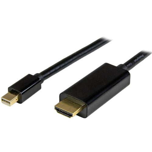 STARTECH.COM 2M mDP TO HDMI ADAPTER CABLE, 4K, BLACK, 3YR