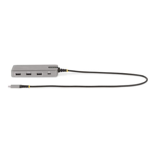 StarTech.com USB-C Triple Monitor Multiport Adapter, Dual 4K 60Hz + 4K 30Hz HDMI & DisplayPort, 3-Port USB 10Gbps Hub, 100W PD Pass-Through, GbE, Travel Dock, Windows & ChromeOS