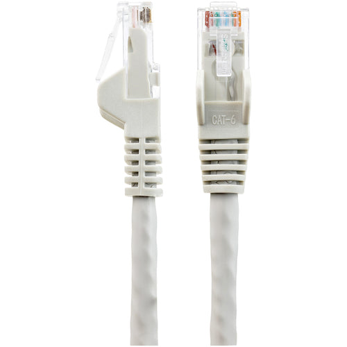 StarTech.com 10m CAT6 Ethernet Cable - LSZH (Low Smoke Zero Halogen) - 10 Gigabit 250Mhz 100W PoE RJ45 10GbE UTP Network Patch Cord Snagless with Strain Relief - Grey, CAT 6, ETL Verified, 24AWG