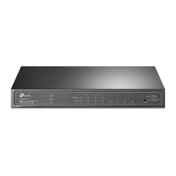 TP-Link TL-SG2008P, JetStream 8-Port Gigabit Smart Switch with 4-Port PoE+ Fanless Support Omada SDN, 802.1p CoS/DSCP QOS and IGMP Snooping, 5 Years Warranty