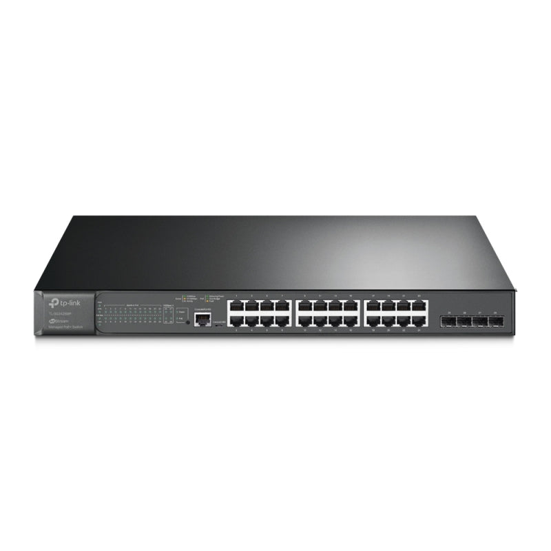 *Clearance* TP-Link TL-SG3428MP, Gigabit L2 Managed Switch, 24xPOE Ports, 4xSFP+ Slots, 2xFan, 5 Year Warranty