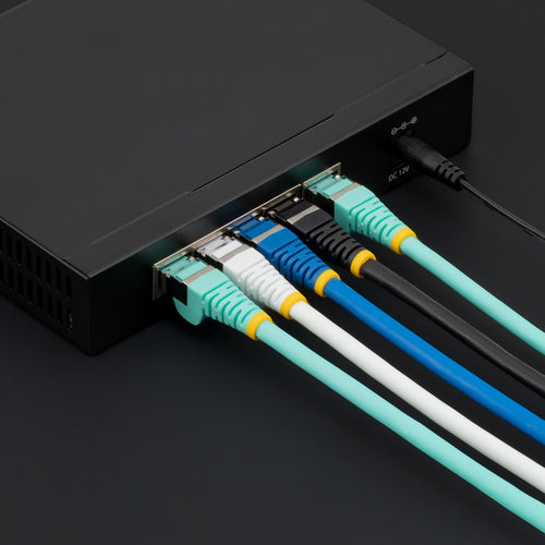 StarTech.com 10m CAT6a Ethernet Cable - Aqua - Low Smoke Zero Halogen (LSZH) - 10GbE 500MHz 100W PoE++ Snagless RJ-45 w/Strain Reliefs S/FTP Network Patch Cord