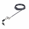 StarTech.com 3-in-1 Universal Laptop Lock 6.6ft (2m), Master Keyed Locking Cable, Compatible w/Noble Wedge®/Nano/K-Slot, Anti-Theft Cut-Resistant Cable, TAA