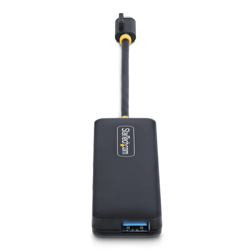 StarTech.com 4-Port USB-C Hub, 5Gbps, USB-C to 4x USB-A, Bus Powered, Small Travel Mini Hub, Multi-Port USB 3.0 Splitter, Portable Hub, Overcurrent Protection