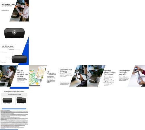 HP DeskJet 2921 Wireless All-in-One Color Printer