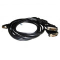 8ware  RC-DVI-Y24M, DVI-D Splitter Cable 2m - 1 x DVI-D to 2 x DVI-D - M/M+M 25 Pin