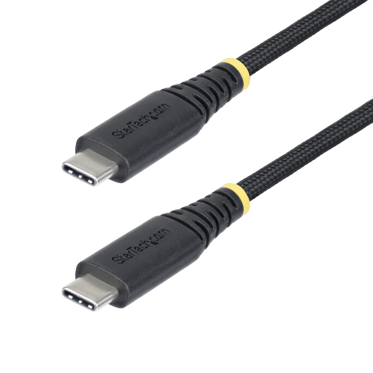 StarTech.com 6ft (2m) USB-C Charging Cable, Durable and Ultra-Flexible, 240W (5A) PD EPR, USB 2.0 Laptop Charger Cable, USB-IF Certified, Rugged USB-C Charging Cord