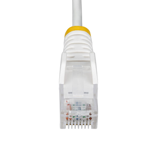 STARTECH.COM.com 2m White Slim CAT6 Ethernet Cable, Snagless, 28AWG, LSZH, LTW
