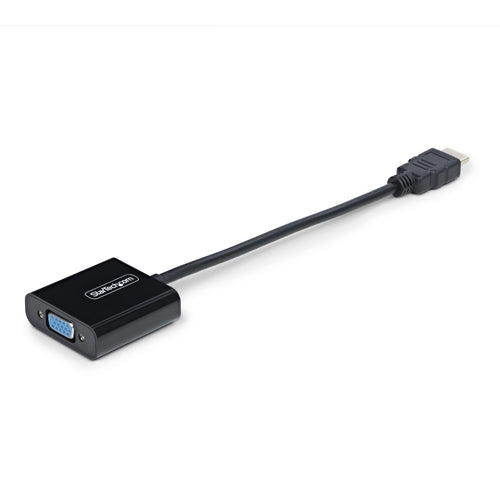 StarTech.com HDMI to VGA Adapter, Active Video Converter For Laptop/Desktop, 1920x1080 (1080p), HDMI Source to VGA Monitor/Display/Projector