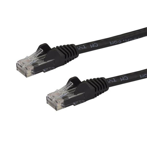 STARTECH.COM 7.5M CAT6 CABLE, RJ45 PATCH CORD, SNAGLESS, 650MHz 100W, BLACK, LTW