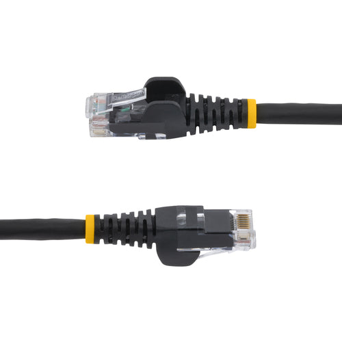 StarTech.com 5m CAT6 Ethernet Cable - LSZH (Low Smoke Zero Halogen) - 10 Gigabit 250Mhz 100W PoE RJ45 10GbE UTP Network Patch Cord Snagless with Strain Relief - Black, CAT 6, ETL Verified, 24AWG