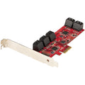 Startech 10P6G-PCIE-SATA-CARD, SATA PCIe Card, 10xSATA Ports, 2xPCIe2.0, 2 Year Warranty