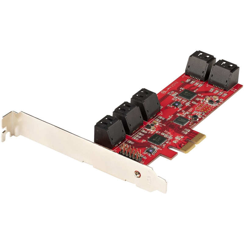 Startech 10P6G-PCIE-SATA-CARD, SATA PCIe Card, 10xSATA Ports, 2xPCIe2.0, 2 Year Warranty
