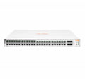 Aruba JL815A, Instant On 1830 Smart Managed PoE Switch, 48x Gigabit RJ45 Ports (24x PoE Ports), 4x SFP 1Gbe Ports, PoE Budget: 370W, Limited Lifetime Warranty