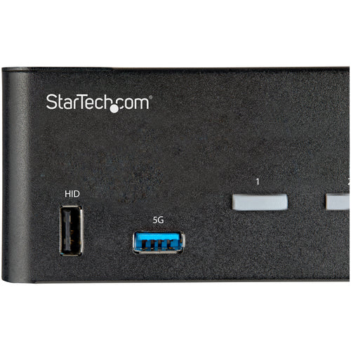 2 Port Dual Monitor HDMI KVM Switch 4K 60Hz, USB 3.0 Hub - TAA 2 YR