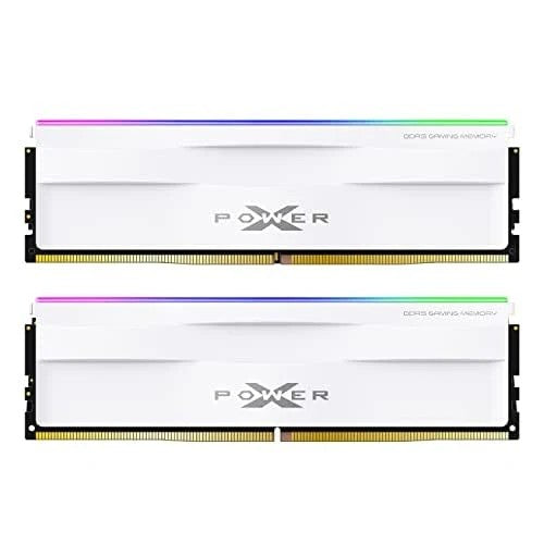 Silicon Power SP032GXLWU60FFDH, XPower Zenith RGB, UDIMM, DDR5 32GB(2x16GB), 6000MHz, CL36, 1.35V, White, Limited Lifetime Warranty