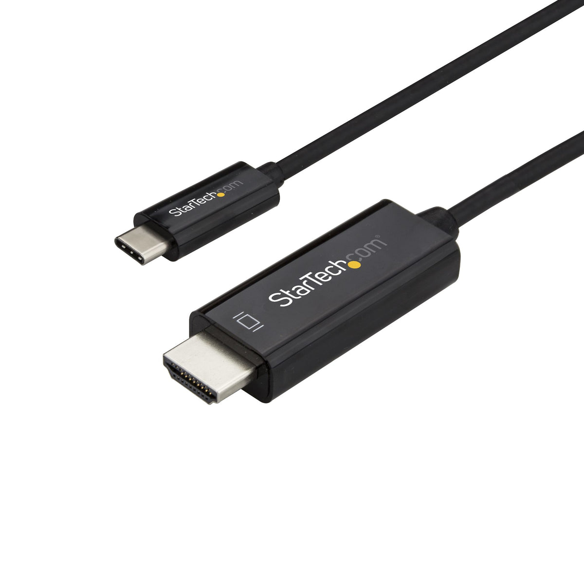 StarTech.com 10ft (3m) USB C to HDMI Cable - 4K 60Hz USB Type C to HDMI 2.0 Video Adapter Cable - Thunderbolt Compatible - Laptop to HDMI Monitor/Display - DP 1.2 Alt Mode HBR2 - Black