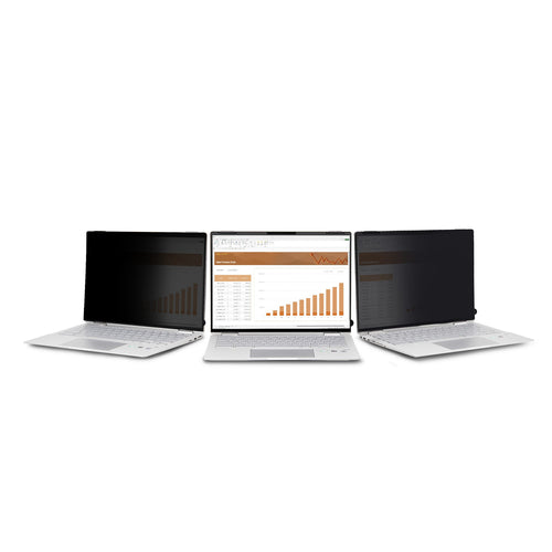 StarTech.com 14-inch 16:9 Flip-Over Privacy Screen with Touch, Anti-Glare Privacy Filter, Laptop Monitor Screen Protector with 51% Blue Light Reduction