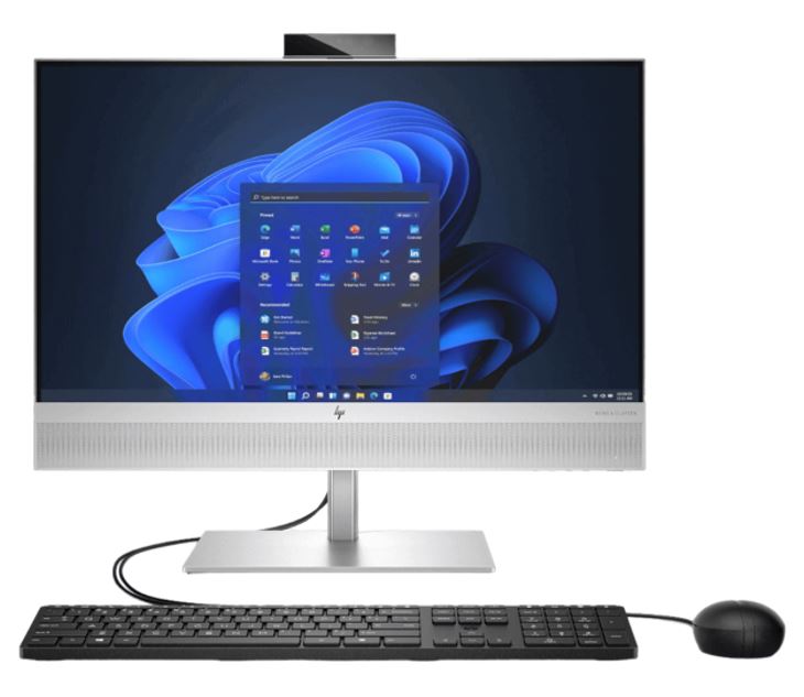 HP EliteOne 840 G9 AIO 23.8'/24' FHD Intel i7-14700 vPro 16GB DDR5 512GB SSD Windows 11 PRO Intel UHD GPU WIFI6E 5MP IR Webcam Keyboard Mouse 3YR wty