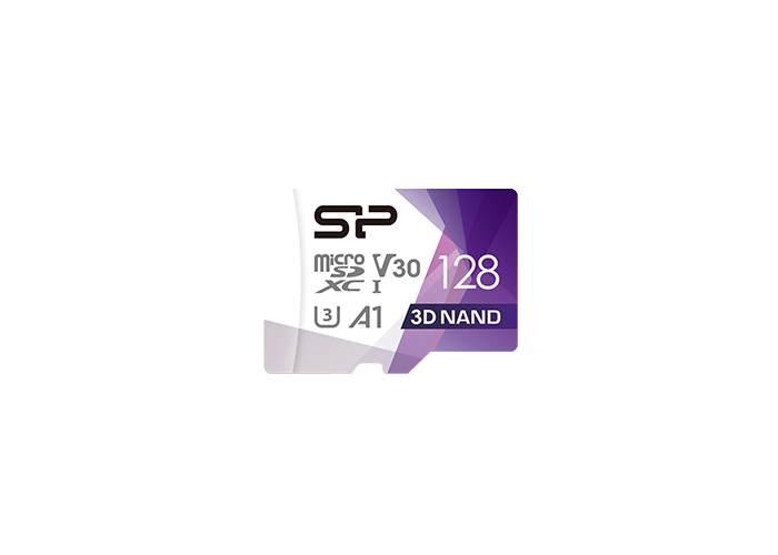 Silicon Power SP128GBSTXDU3V20AB, Superior Pro Colorful MicroSD Card, 128GB, Class 10, UHS-I, A1, A10, V30, U3, Read Speed: Up to 100MB/s, Write Speed: Up to 80MB/s, 5 Year Warranty