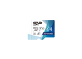 Silicon Power SP064GBSTXDU3V20AB, Superior Pro Colorful MicroSD Card, 64GB, Class 10, UHS-I, A1, A10, V30, U3, Read Speed: Up to 100MB/s, Write Speed: Up to 80MB/s, 5 Year Warranty