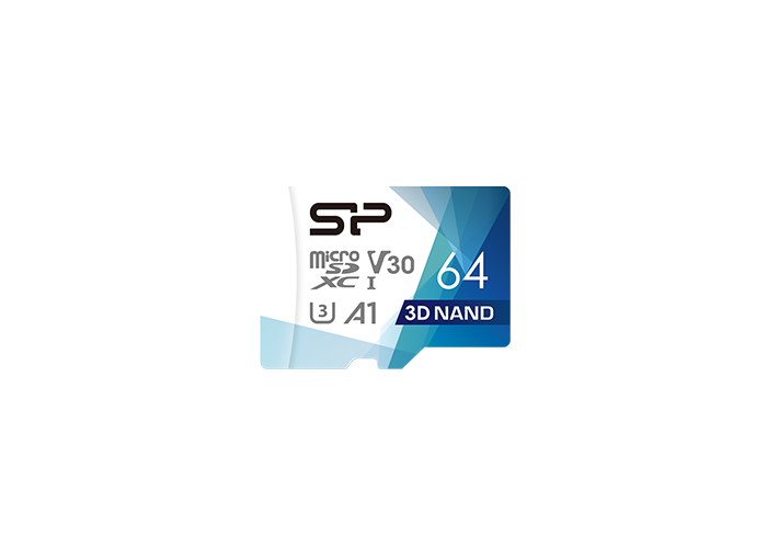 Silicon Power SP064GBSTXDU3V20AB, Superior Pro Colorful MicroSD Card, 64GB, Class 10, UHS-I, A1, A10, V30, U3, Read Speed: Up to 100MB/s, Write Speed: Up to 80MB/s, 5 Year Warranty