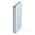 Belkin BoostCharge CCC-Certified 20k mAh Power Bank (Triple-Port) + USB-C  to USB-A Cable - Pearl Blue (BPB012btPB), 2xUSB-A, 1xUSB-C,2 Years Warranty