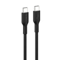 Belkin BoostCharge USB-C to USB-C Cable (2M) - Black (CAB023FQ2MBK), 3A/60W, 480Mbps, 300K+ Bends, Apple, Samsung, USB-IF Certified, 2 Years Warranty