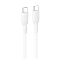 Belkin BoostCharge Pro Braided USB-C to USB-C Cable (2M) - White (CAB004bt1MBK), 3A/60W, 480Mbps, 30K+ Bends, Apple,USB-IF Certified, 2 Years Warranty