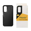 Phonix Rugged Samsung Galaxy A15 5G (6.5') Armor Light Case Black - No-Slip, Sleek, Drop-Protection, Strong & Durable, 3 Years Warranty